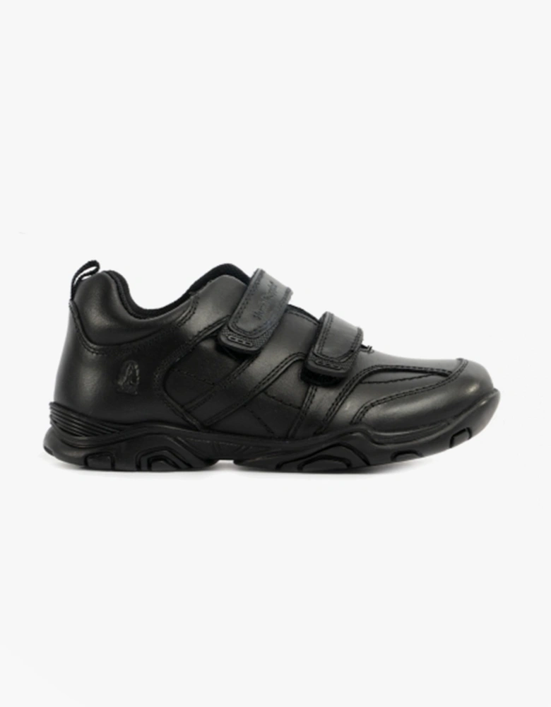 LEVI INFANT Boys Leather School Shoes Black