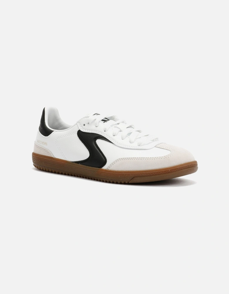 Hotshot Kickoff Leather Women's White/Black Trainers