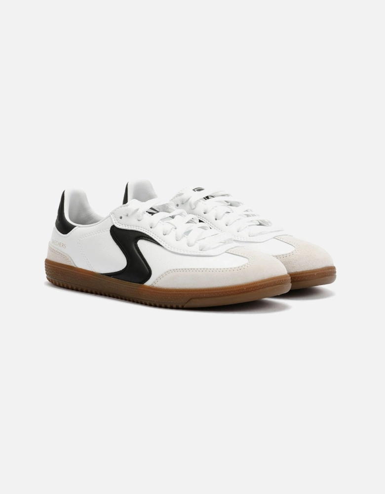 Hotshot Kickoff Leather Women's White/Black Trainers