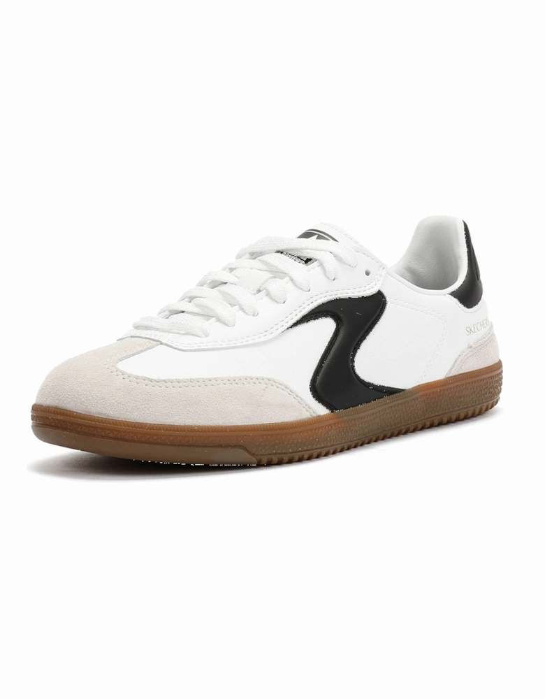 Hotshot Kickoff Leather Women's White/Black Trainers