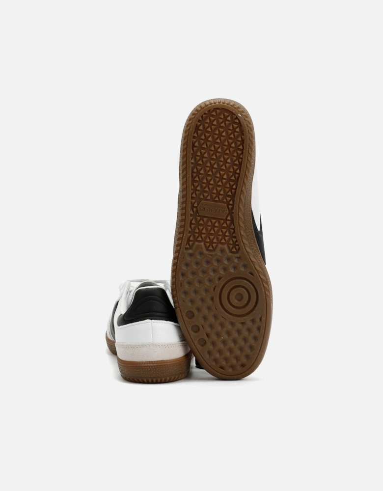 Hotshot Kickoff Leather Women's White/Black Trainers