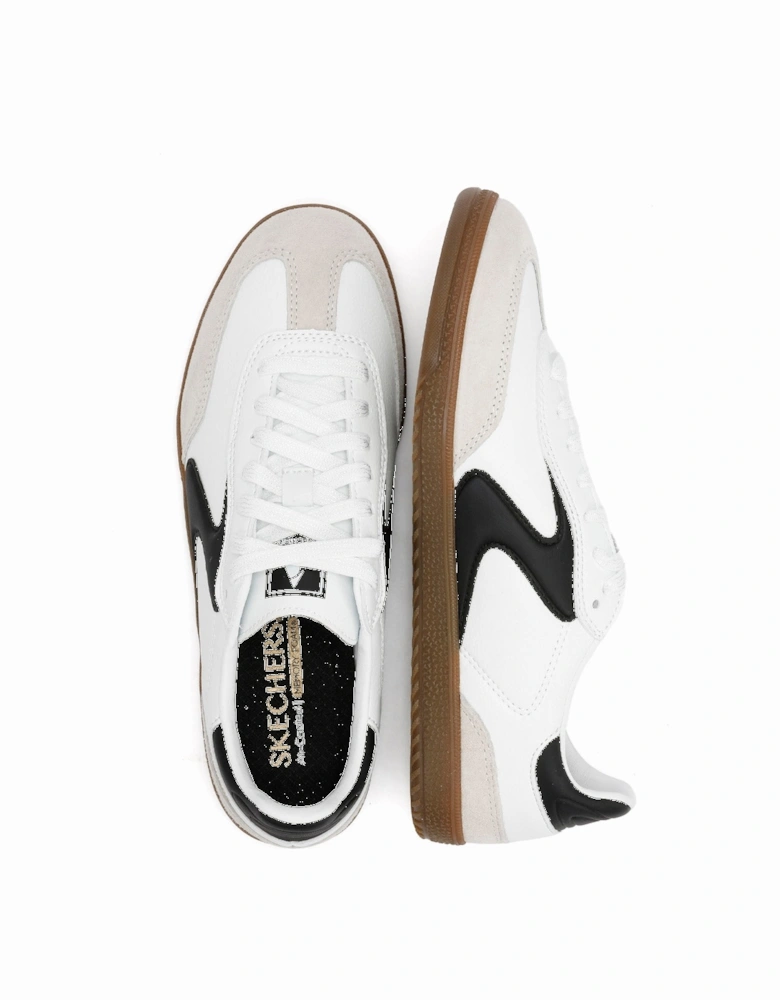 Hotshot Kickoff Leather Women's White/Black Trainers