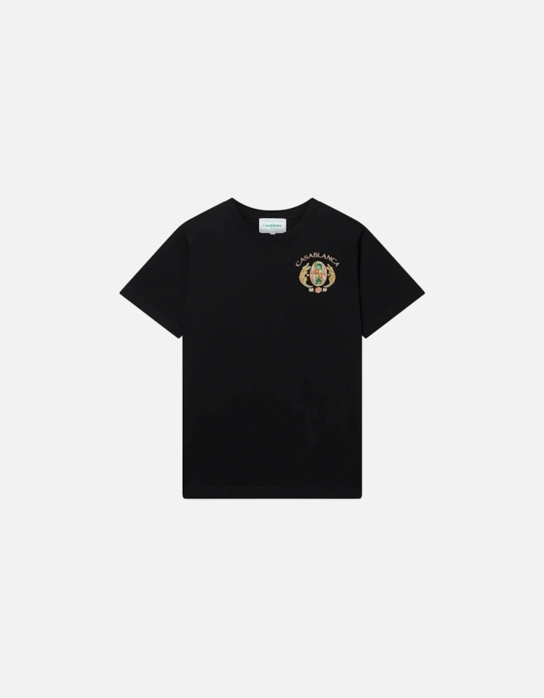 Men T ShirtS Joyaux D'Afrique Tennis Club Summer Cotton Tee Black