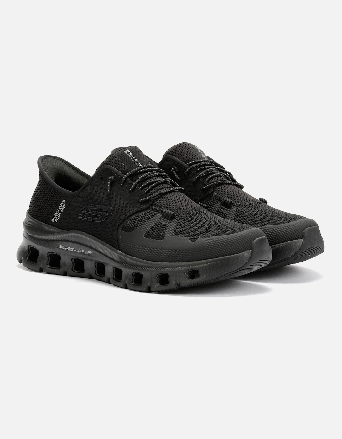 Glide-Step Pro Men's Black Trainers, 9 of 8