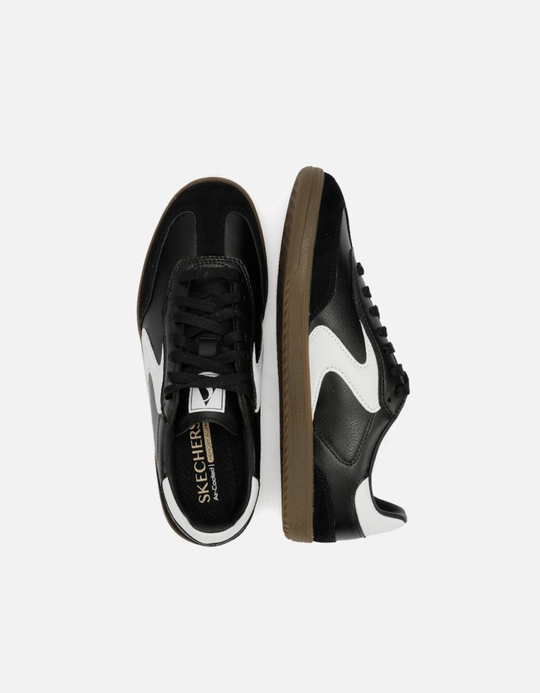 Hotshot Kickoff Leather Women's Black/White Trainers
