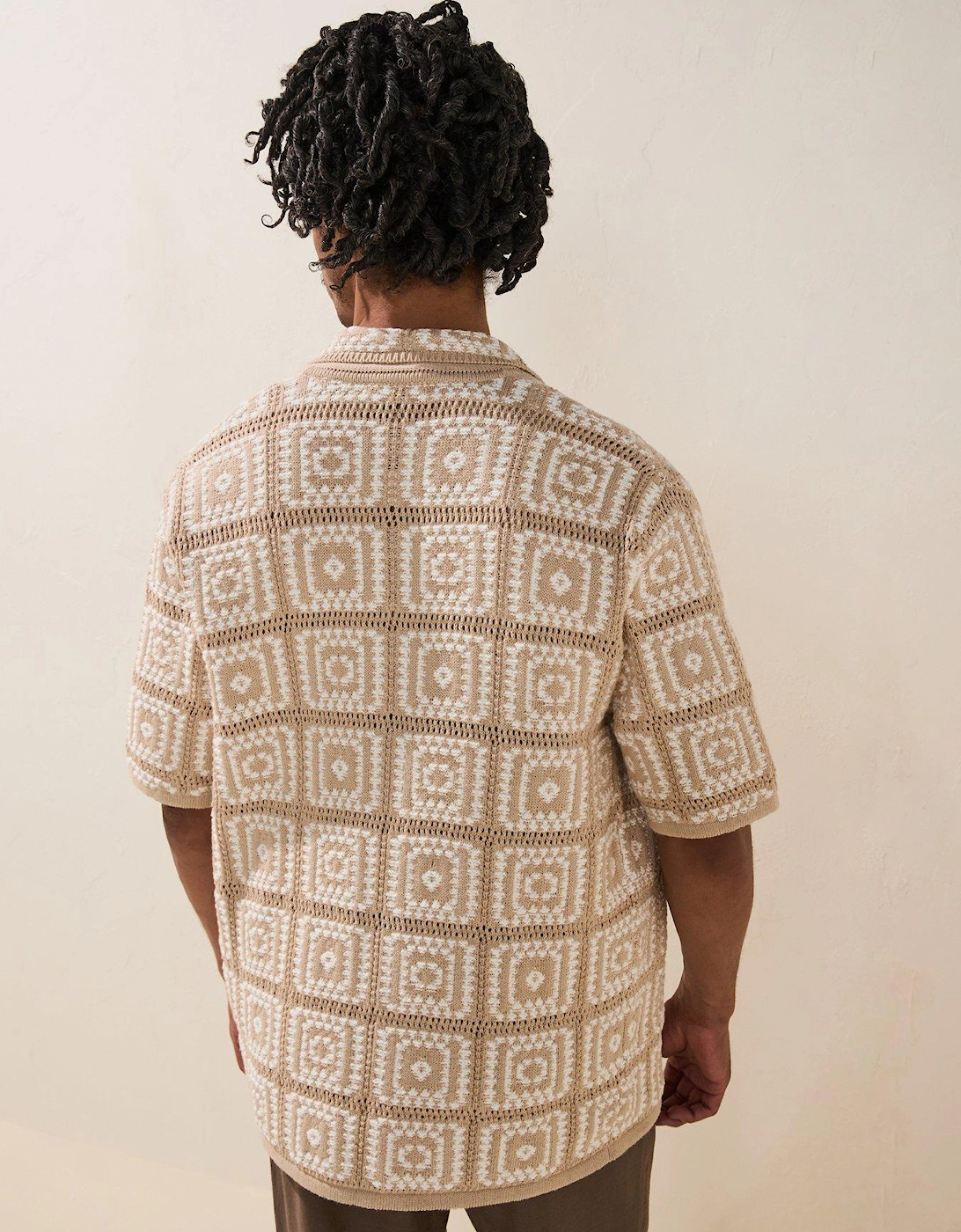 Bart RLX 5 Short Sleeve Shirt Knit - Light Brown