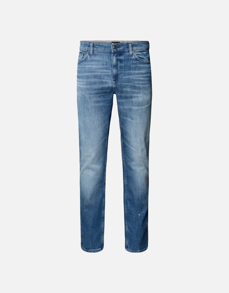 BOSS Delaware Bo Slim fit Stretch Denim Jeans Bright Blue