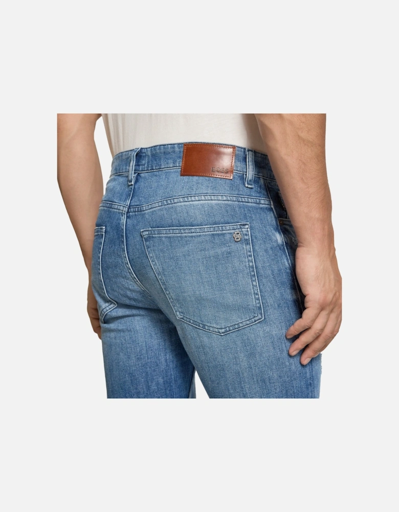 BOSS Delaware Bo Slim fit Stretch Denim Jeans Bright Blue