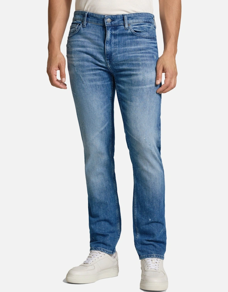 BOSS Delaware Bo Slim fit Stretch Denim Jeans Bright Blue