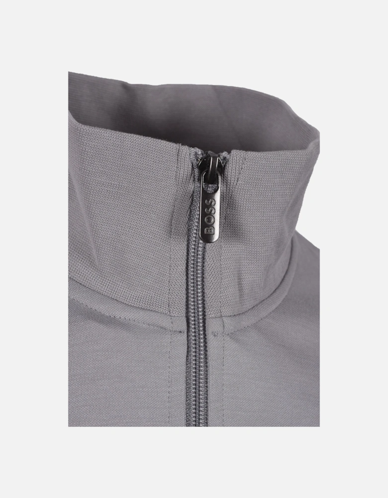 Boss Tracksuit Half Zip Light Pastel Grey