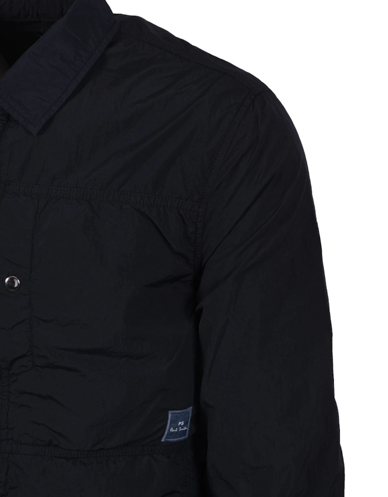 Unlined Overshirt Jacket Dark Navy