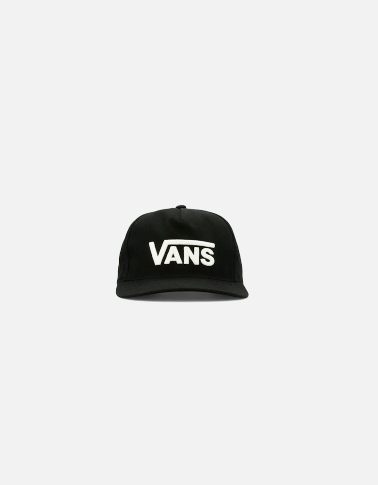 Drop V Snapback Cap - Black