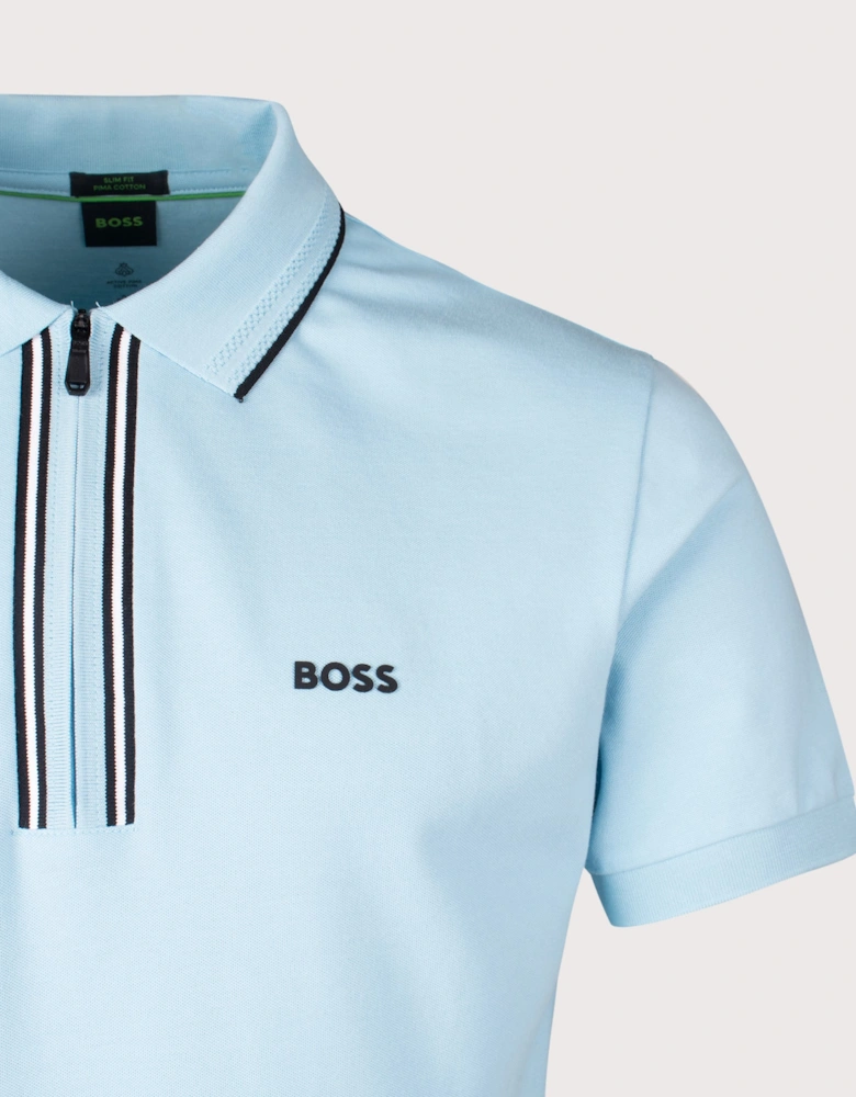 Zip Neck Philix Polo Shirt