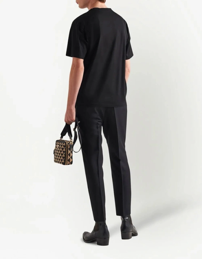 Small Logo Print T-Shirt in Black
