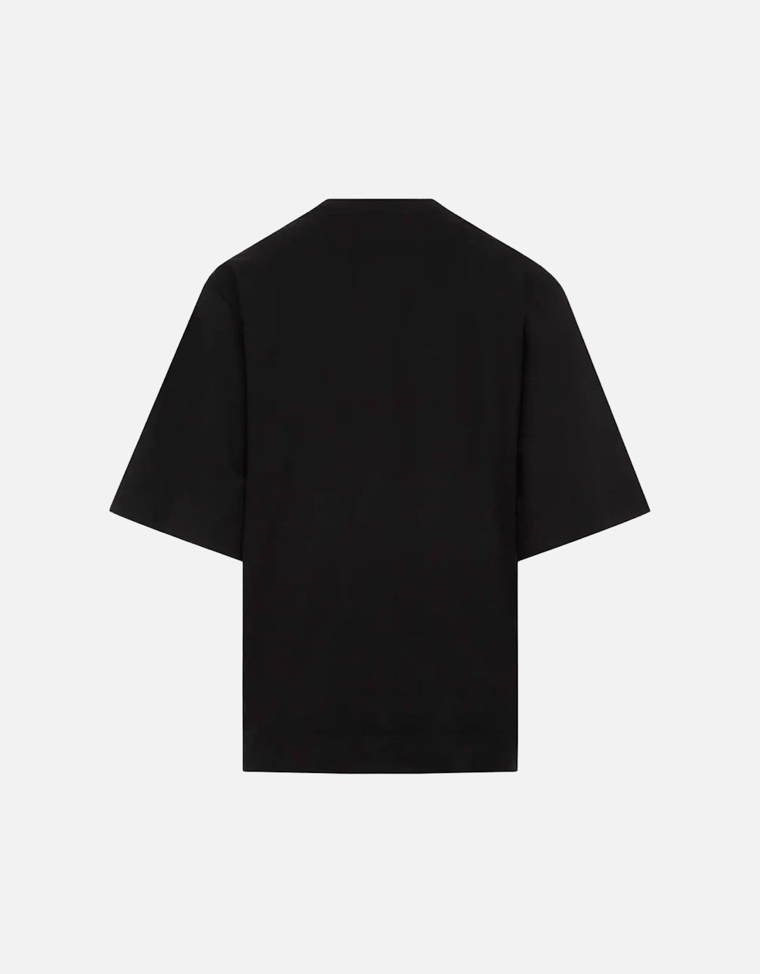 4G 1952 Embroidered Logo Oversized T-Shirt in Black