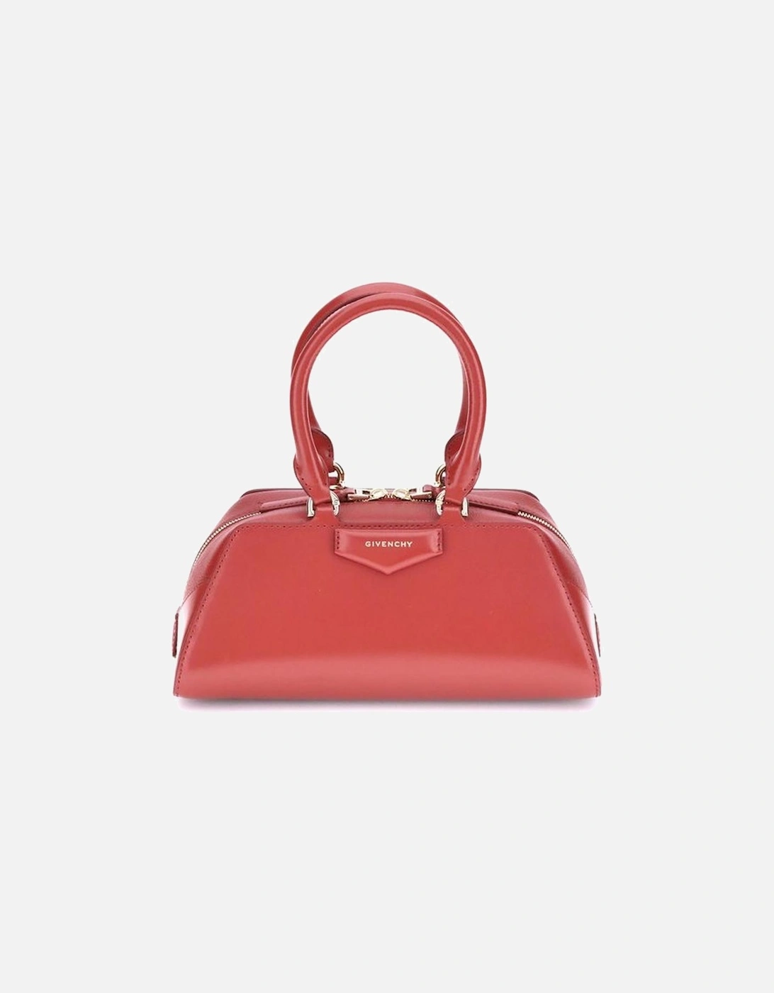 Mini Handbag with Adjustable Strap and Gold Details Women - Red, 5 of 4
