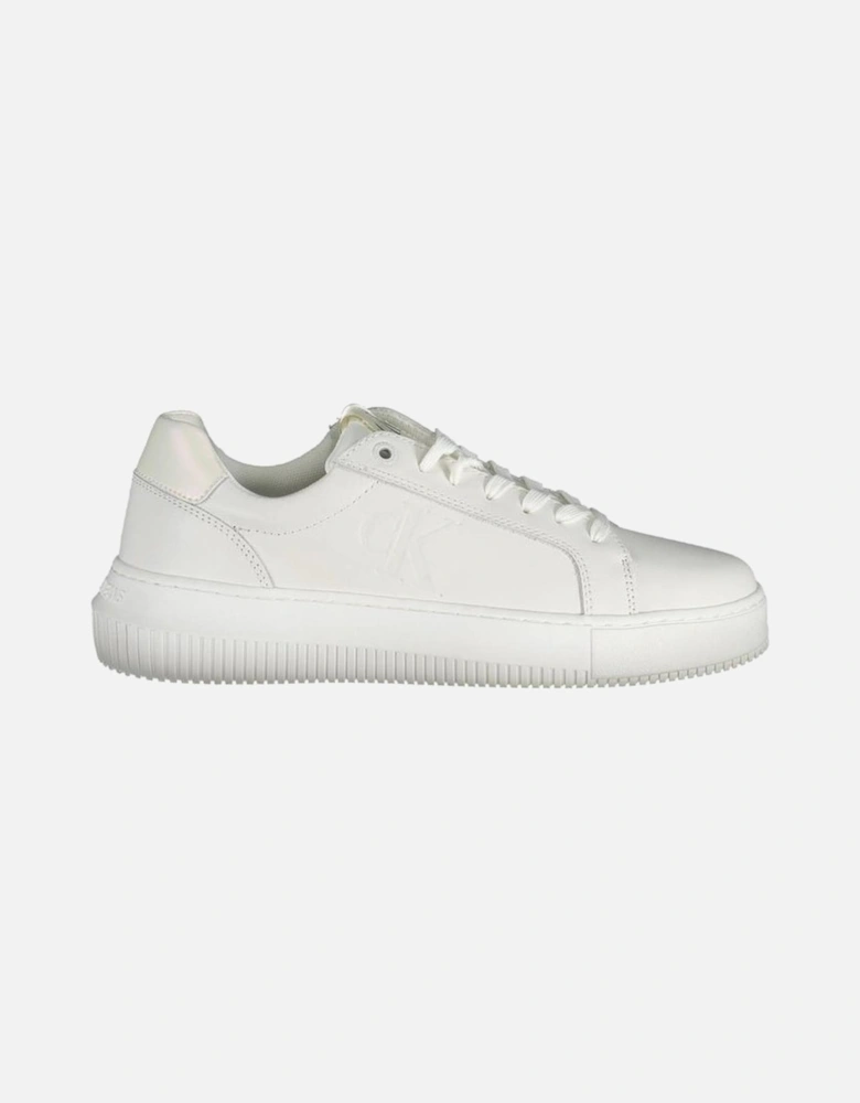 Designer Flair Contrast Detail Sneakers Women - White
