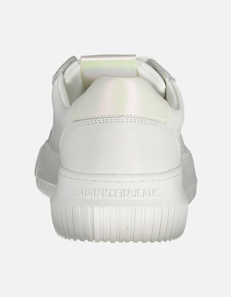 Designer Flair Contrast Detail Sneakers Women - White