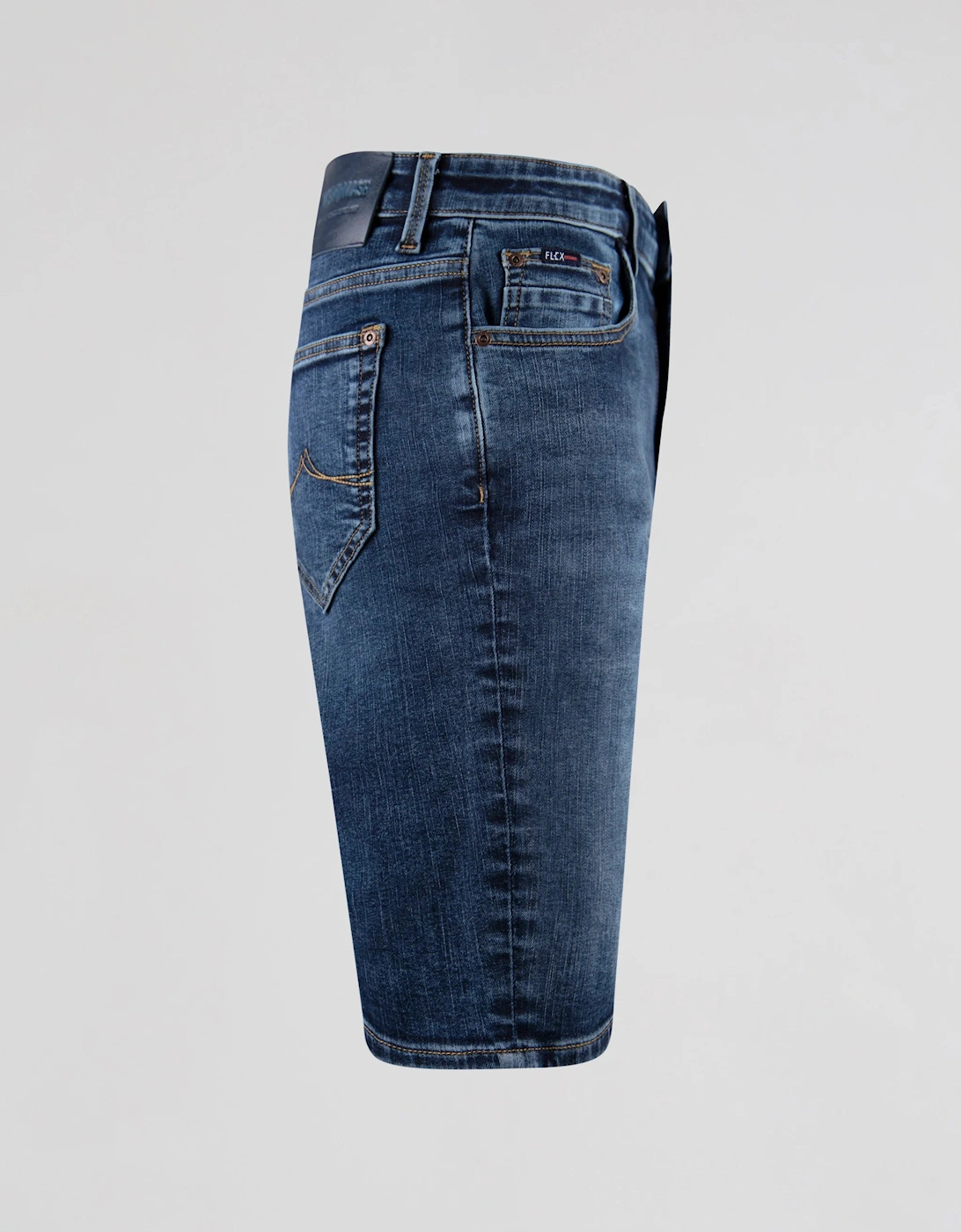 Flex Active Denim Short - Mid Blue