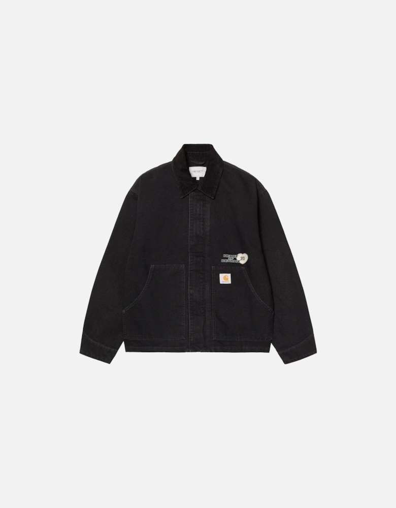 OG Arcan Graphic Jacket Black/Black Heavy Stone Wash