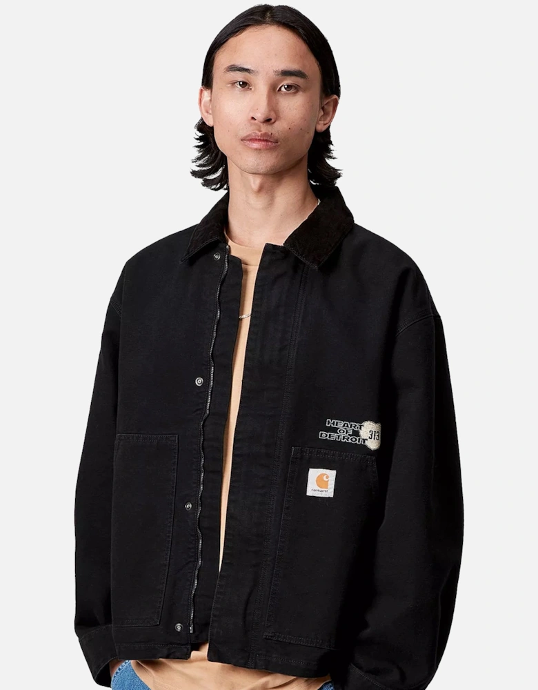 OG Arcan Graphic Jacket Black/Black Heavy Stone Wash