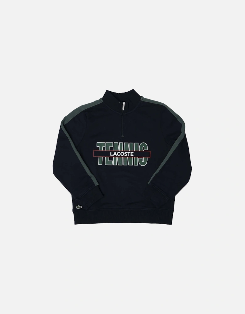 Juniors Trucker Neck Printed Cotton Sweatshirt