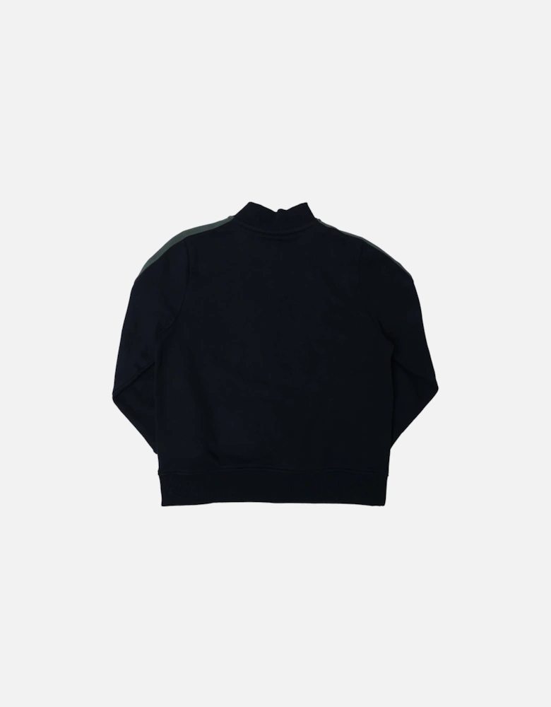 Juniors Trucker Neck Printed Cotton Sweatshirt