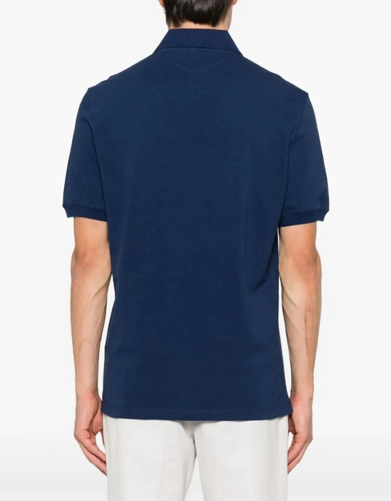 Emblem Piquet Polo Navy