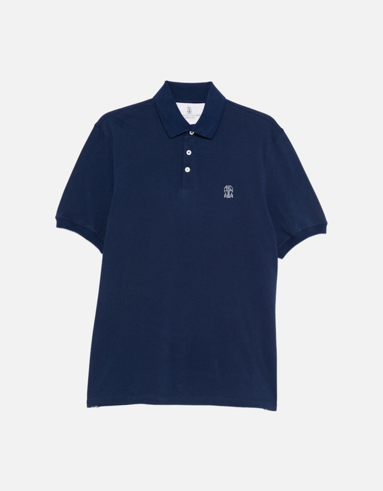 Emblem Piquet Polo Navy