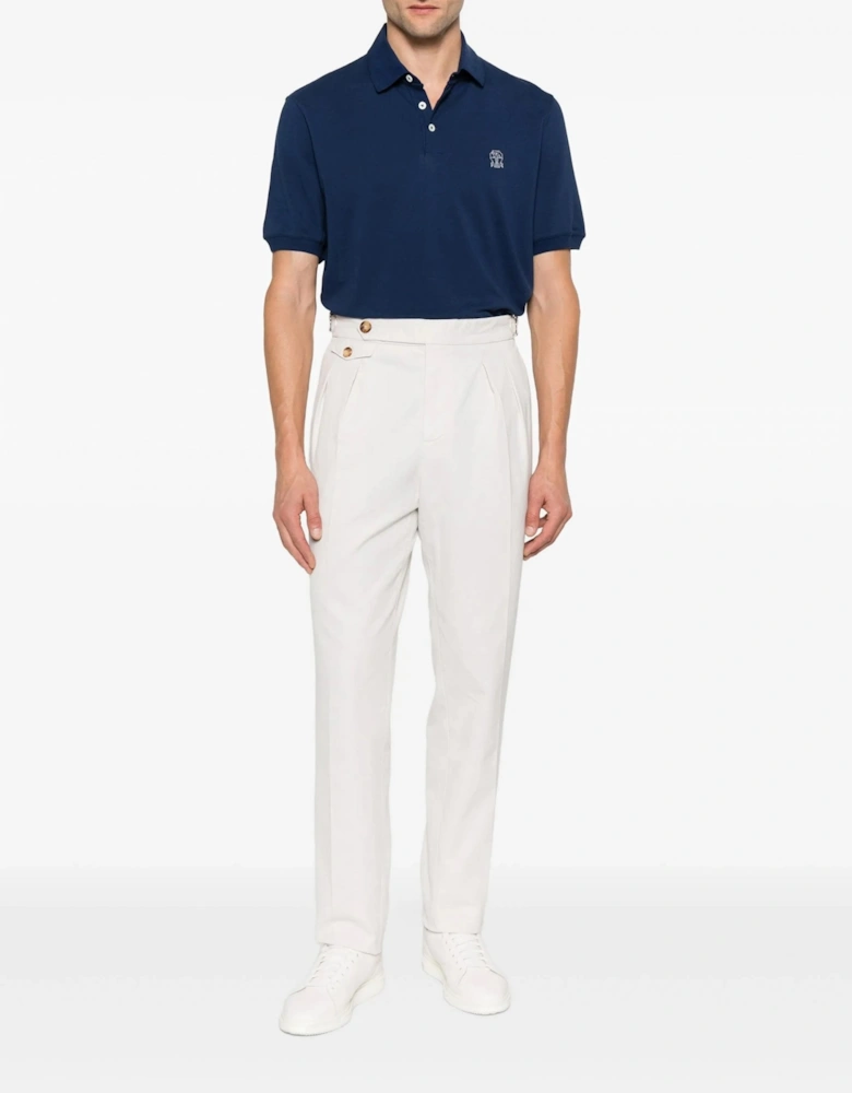 Emblem Piquet Polo Navy