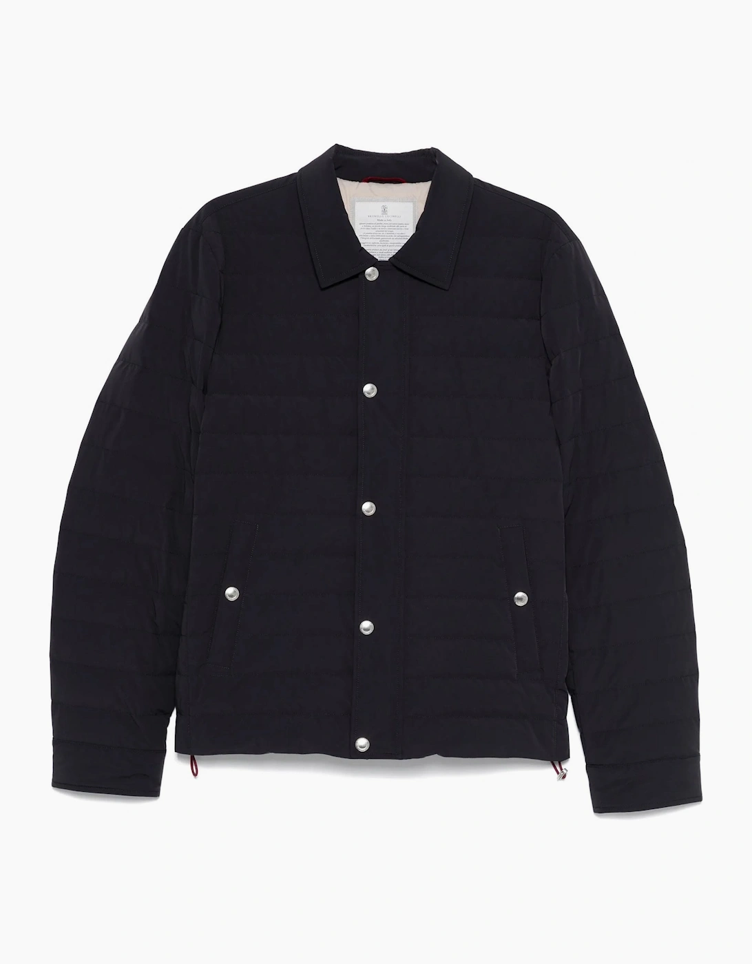 BRUNELLO CUCINELLI Men's Padded Overshirt Navy - Size: 42/Regular