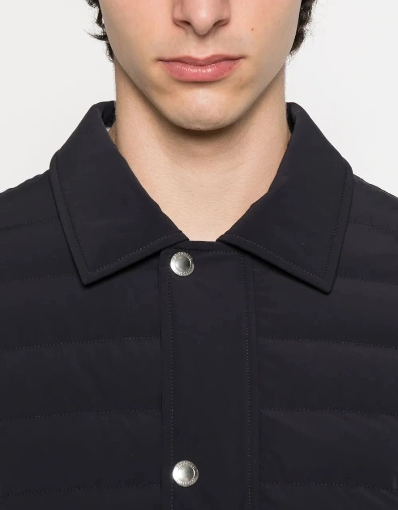 Padded Overshirt Navy