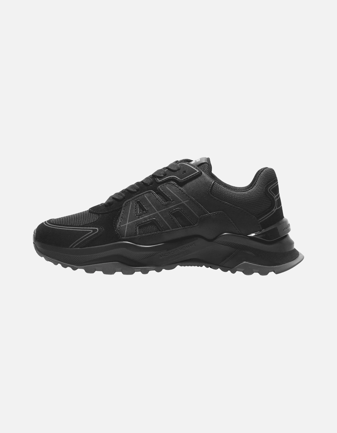 AH ONE Black Runner Sneaker, 5 of 4
