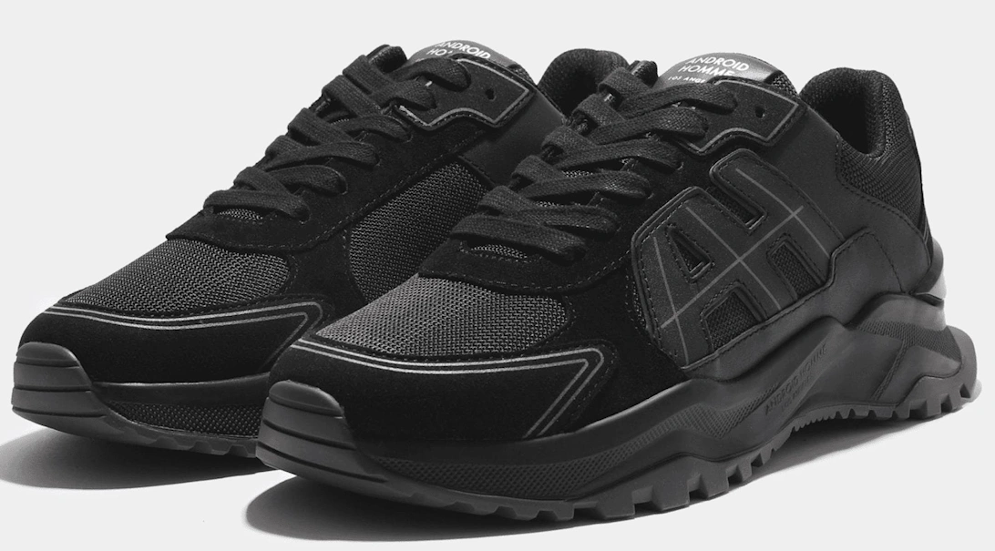 AH ONE Black Runner Sneaker
