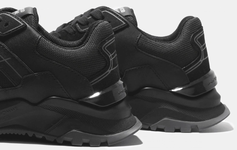 AH ONE Black Runner Sneaker