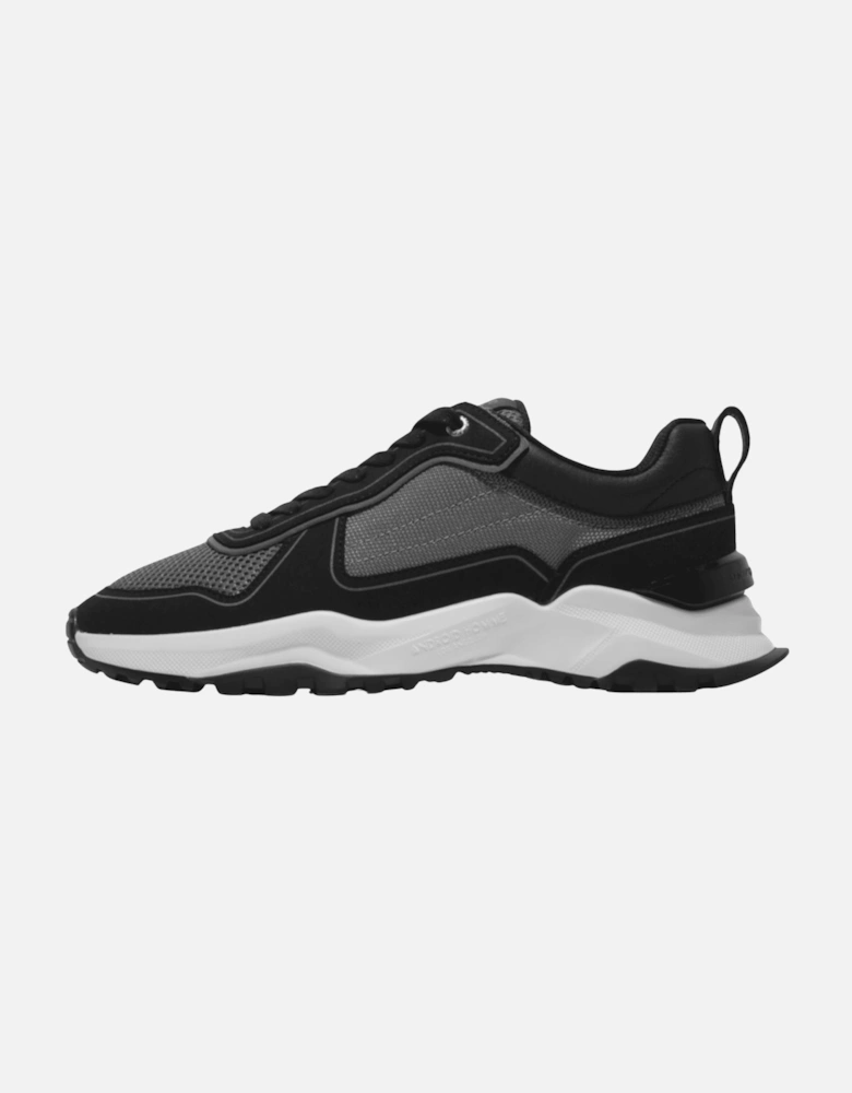 Leo Carillo Ballistic Nylon Mesh Black Runner Sneaker