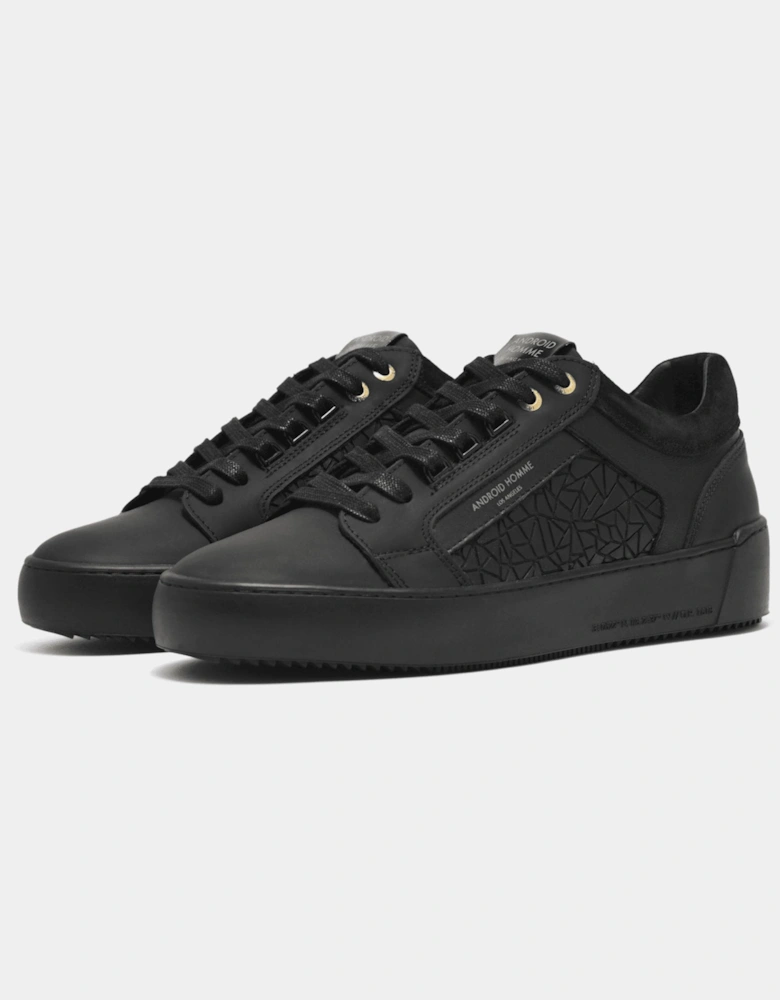 Venice Rubberised Mosaic Black Sneaker Trainer