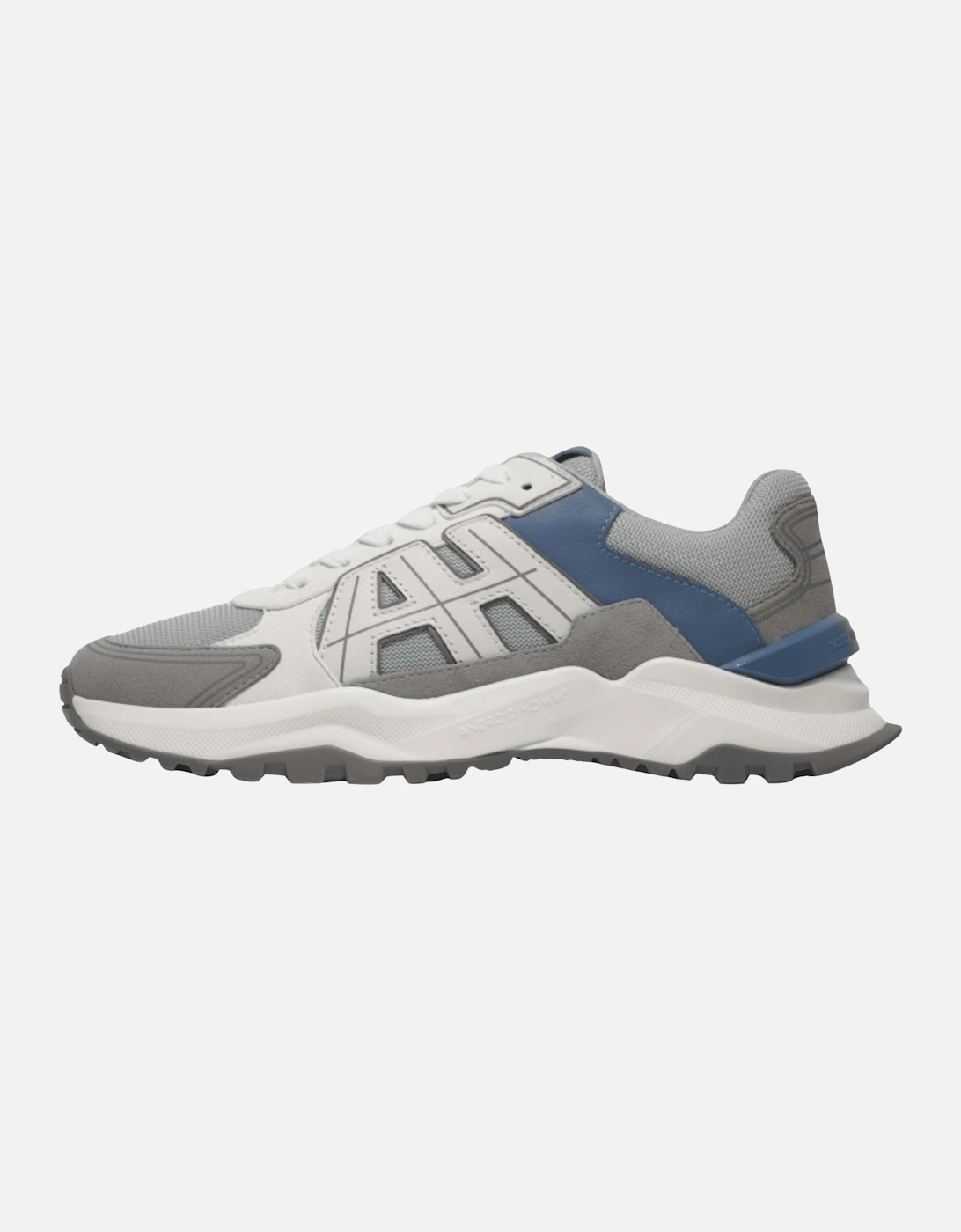 AH ONE Blue/White Runner Sneaker, 5 of 4