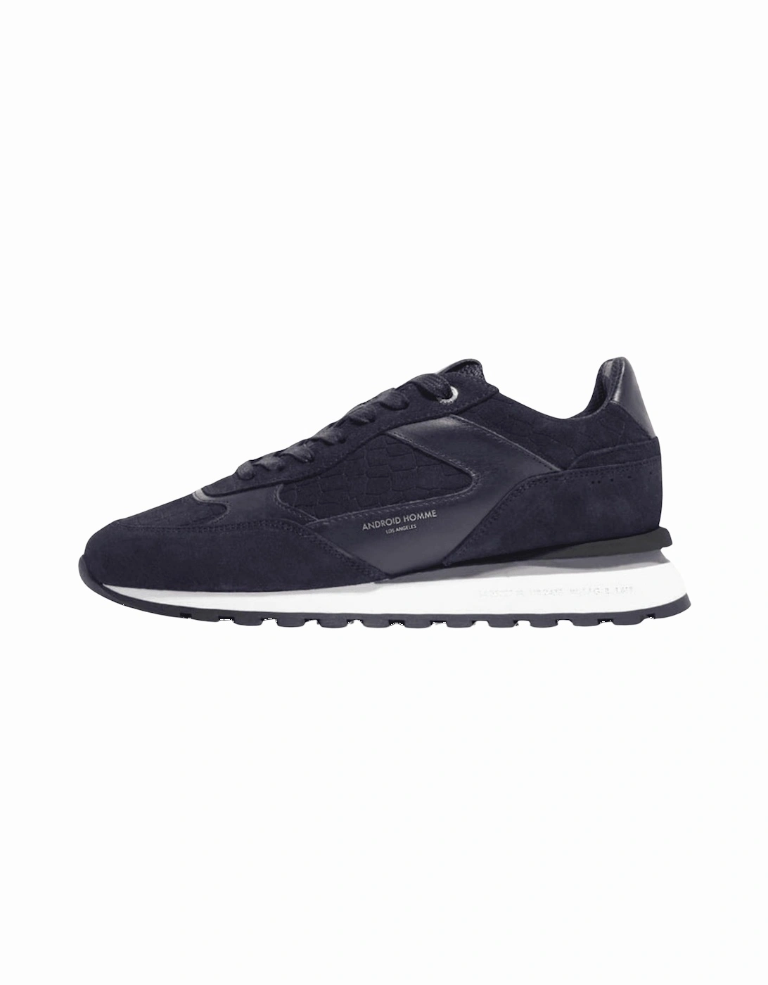Lechuza Navy Suede Racer Sneaker, 4 of 3