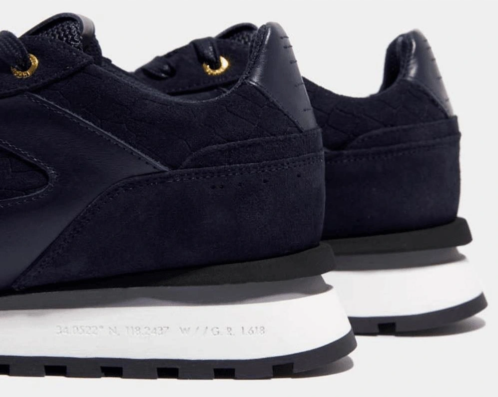 Lechuza Navy Suede Racer Sneaker