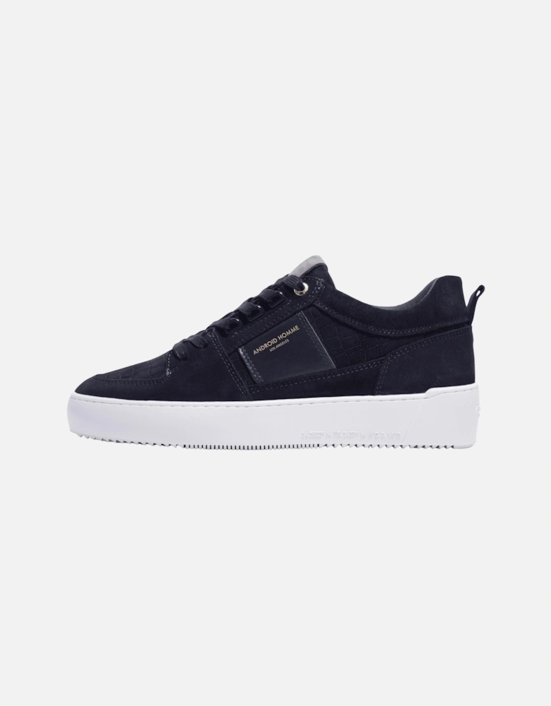 Point Dune Suede Navy Trainer