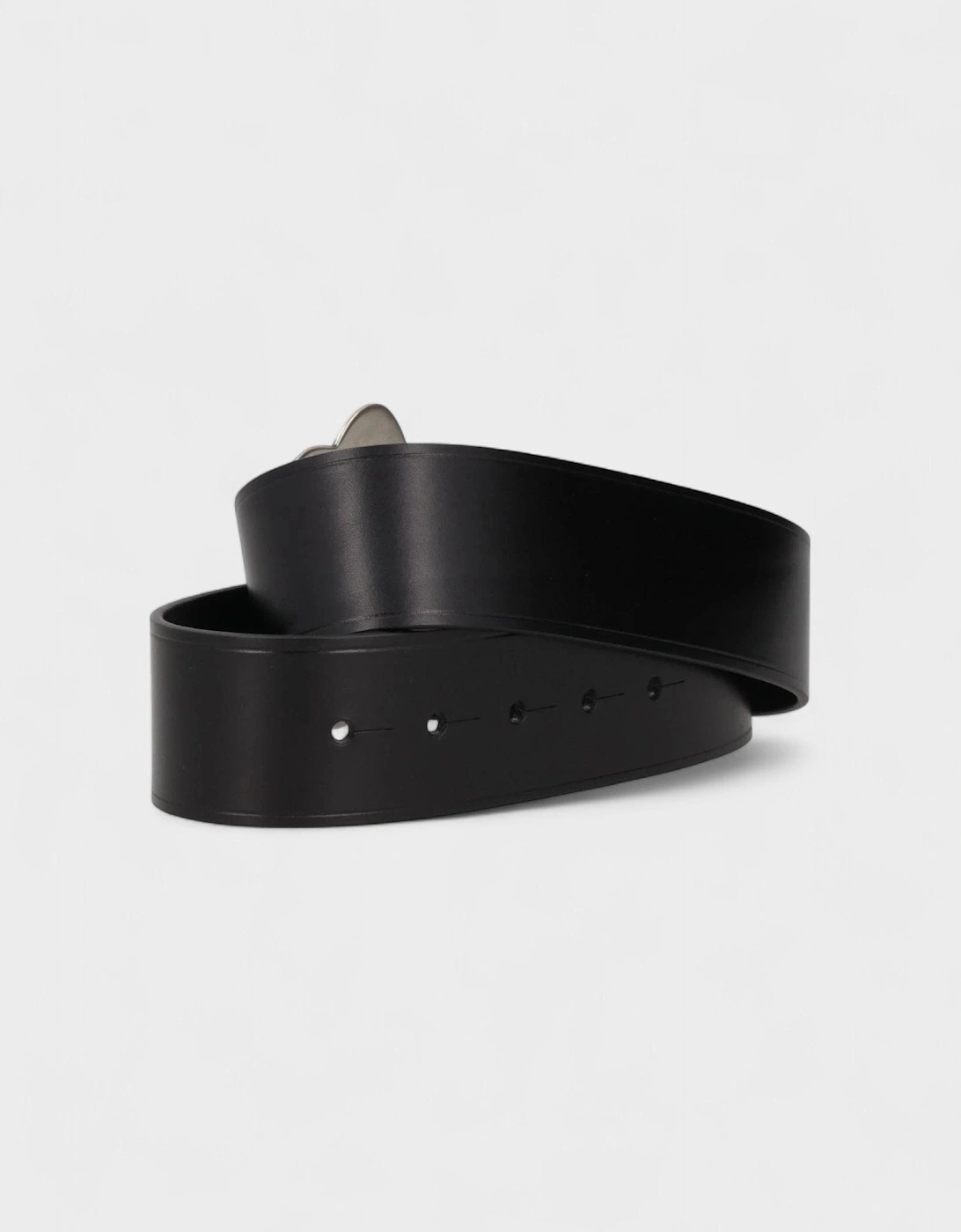 Adaria Sculptured Buckle Belt Black