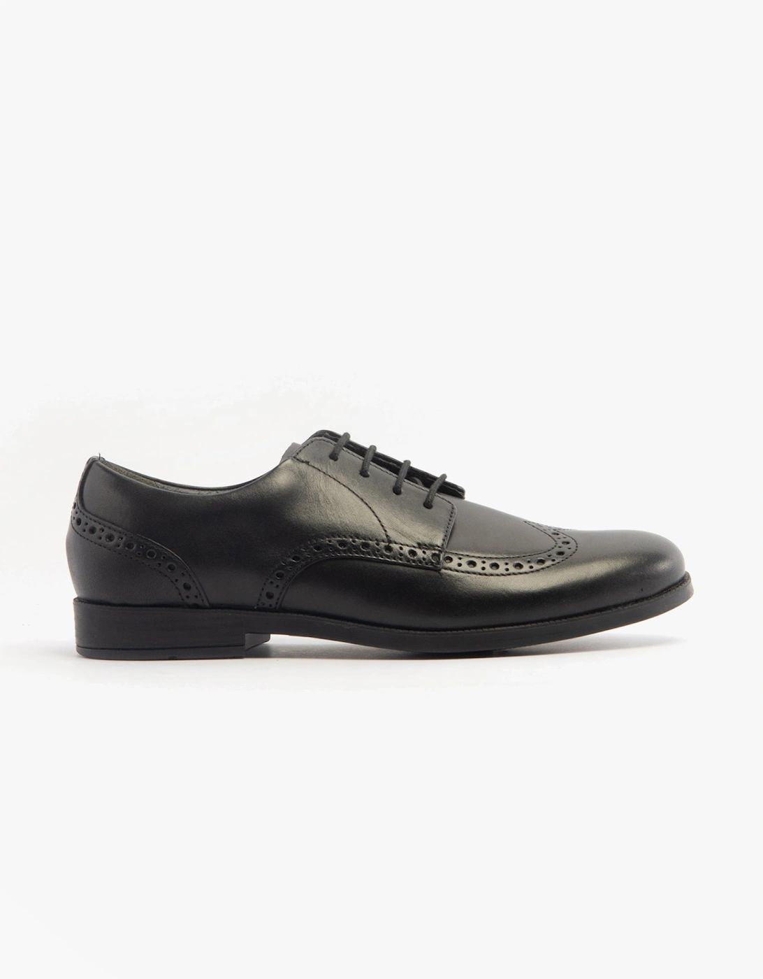 Boy's Start-Rite BROGUE School Shoes Black - Size: UK 12.5 small kids