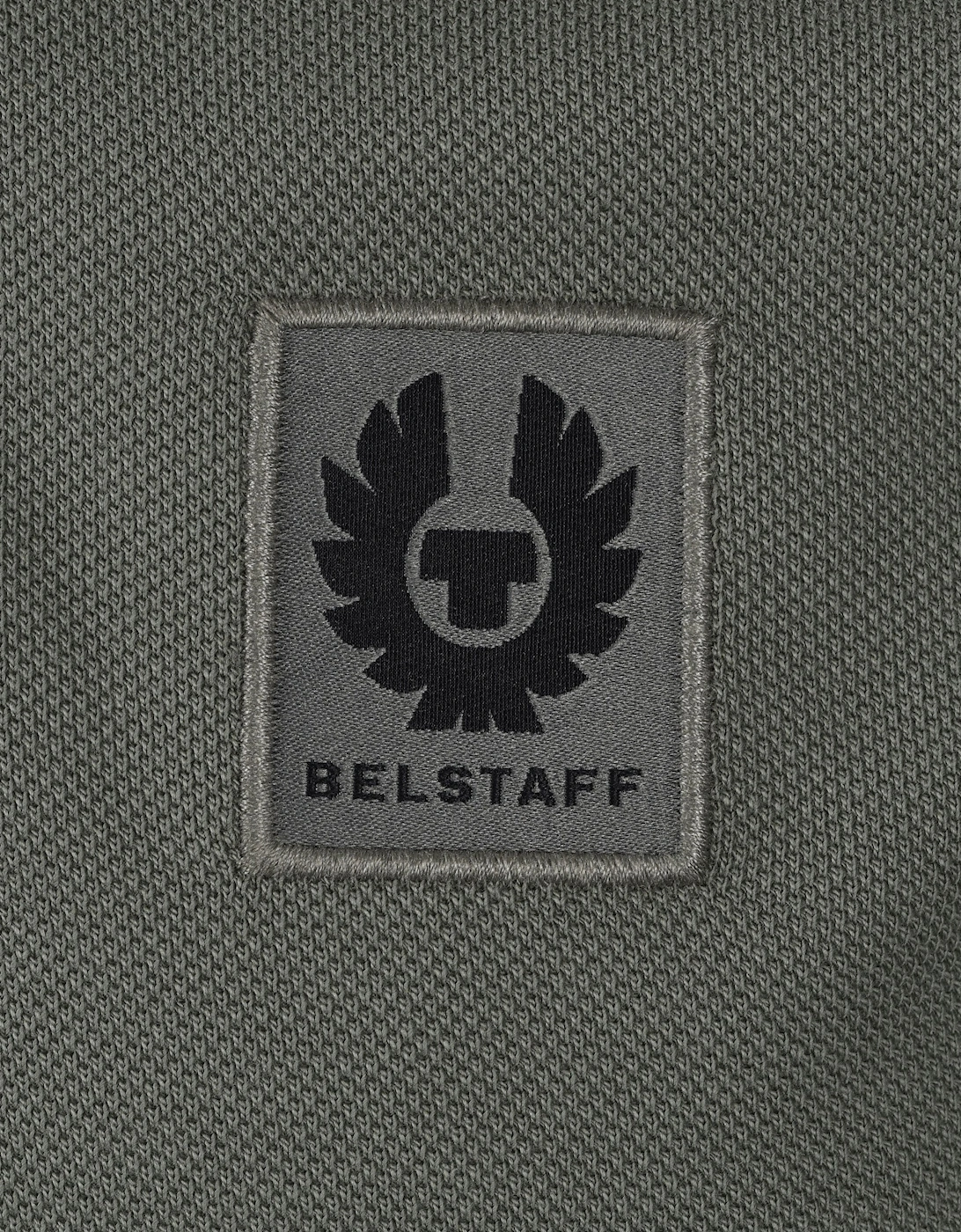 Long Sleeved Polo Shirt Sage Green