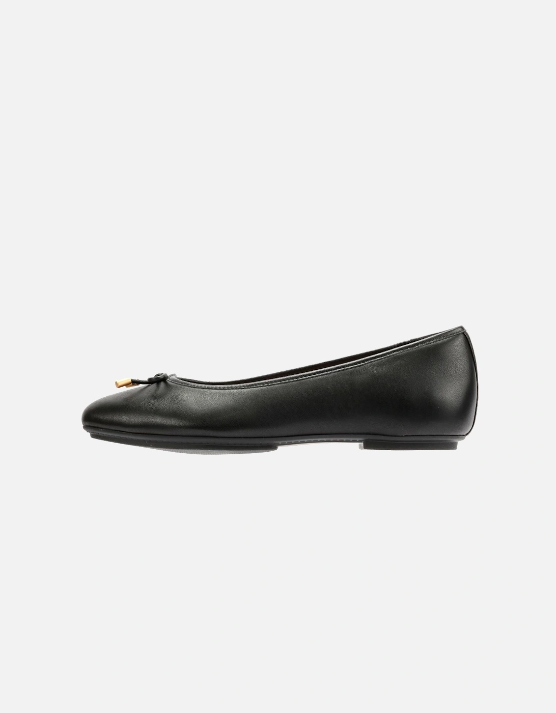 Delicato Leather Women's Black Ballet Flats