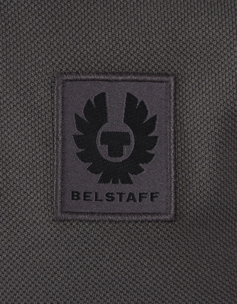 Long Sleeved Polo Shirt Tornado Grey