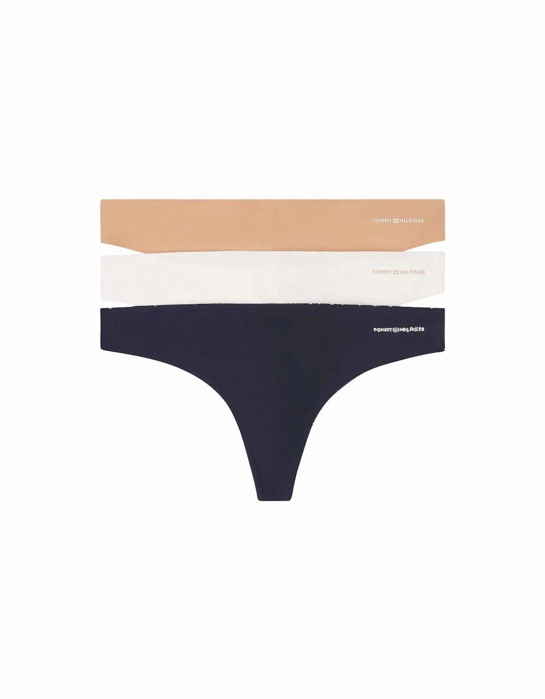 3-Pack Sleek Logo Hipster Briefs, Ivory/Beige/Navy, 7 of 6