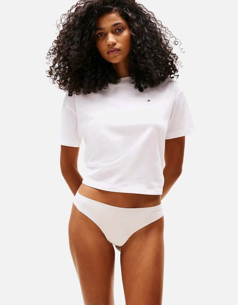 3-Pack Sleek Logo Hipster Briefs, Ivory/Beige/Navy