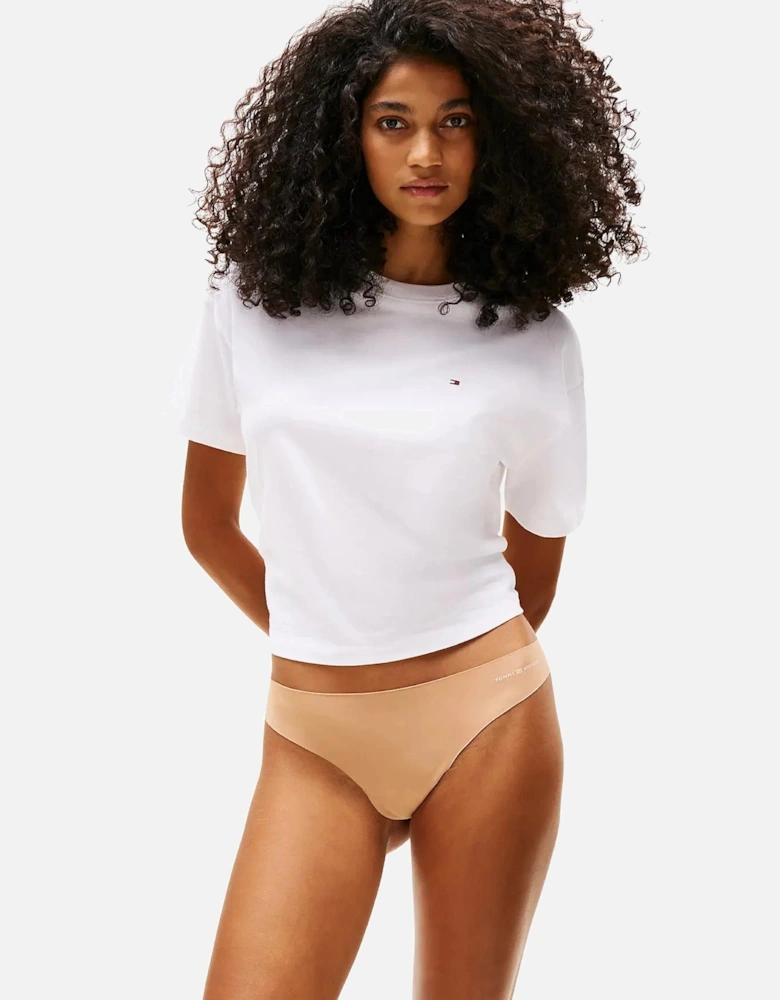 3-Pack Sleek Logo Hipster Briefs, Ivory/Beige/Navy