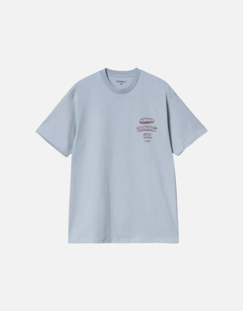 S/S Sandwich T-Shirt - Blue Fog